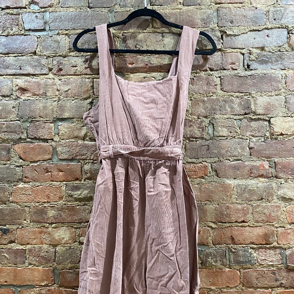 Rose Gold Overall Jumpsuit